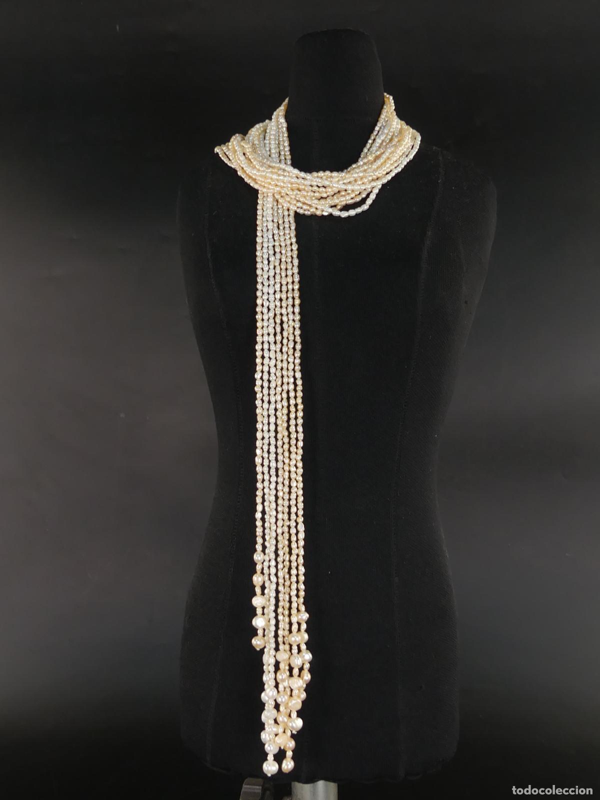 Joaillerie: Collar Largo de Perlas
