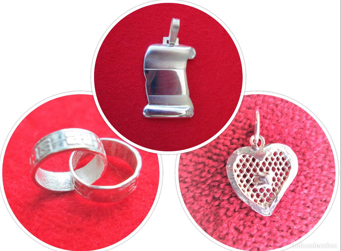 Joaillerie: LOTE DE COLGANTES DE PLATA