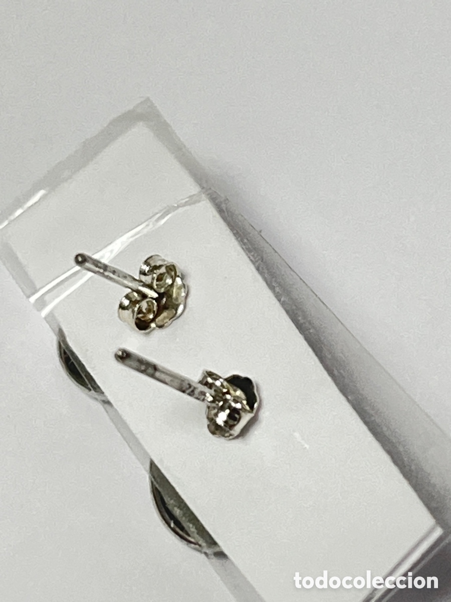 Joyeria: Pendientes de plata n&aacute;car P492 - Foto 3