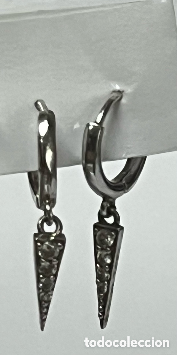 Joyeria: Pendientes criollas de plata P492 - Foto 2