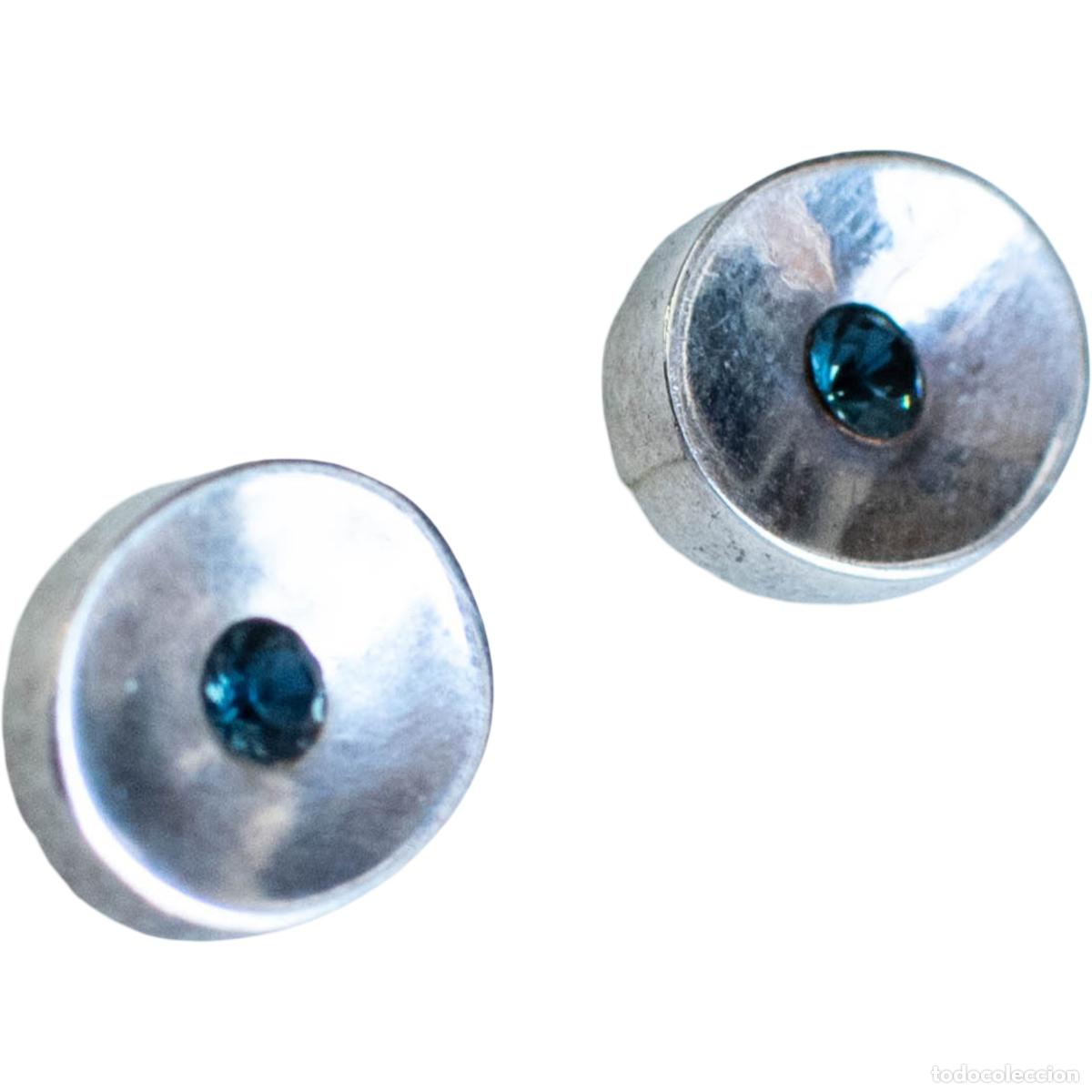 Joyeria: Pendientes de plata con pedrer&iacute;a - Foto 1