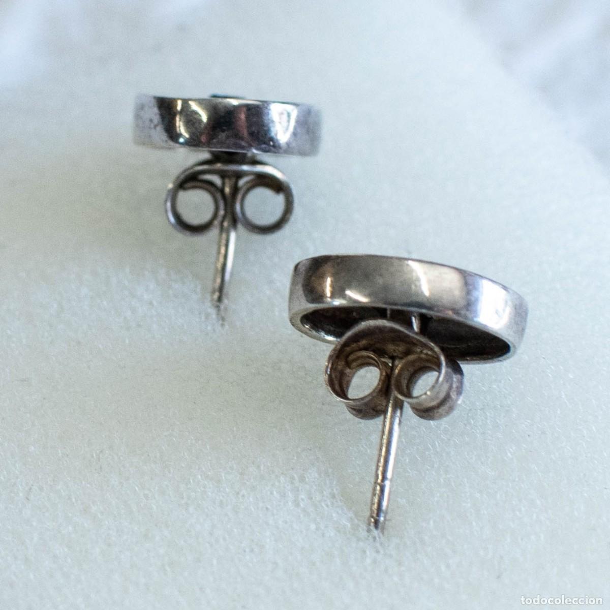 Joyeria: Pendientes de plata con pedrer&iacute;a - Foto 2