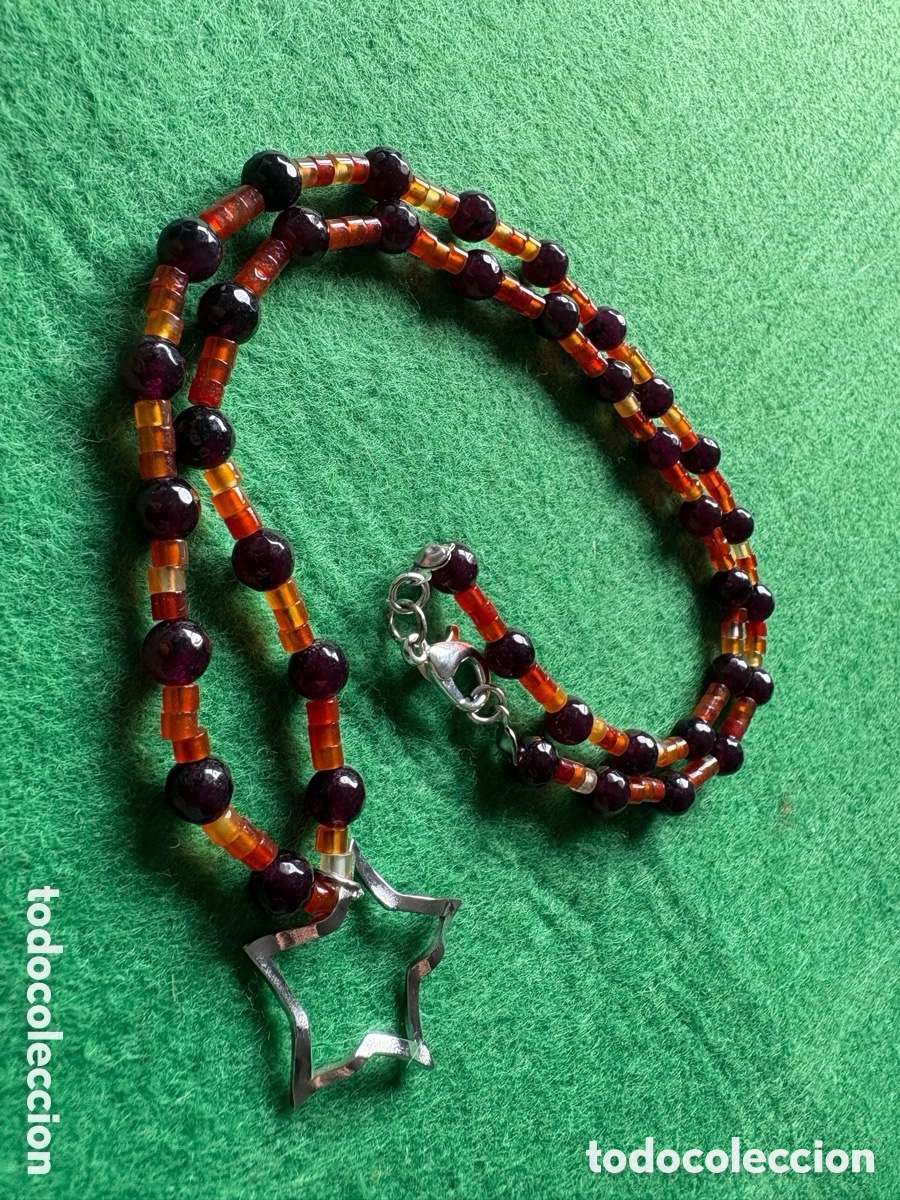Joyeria: Collar con piedras y abalorios (A3) - Foto 1