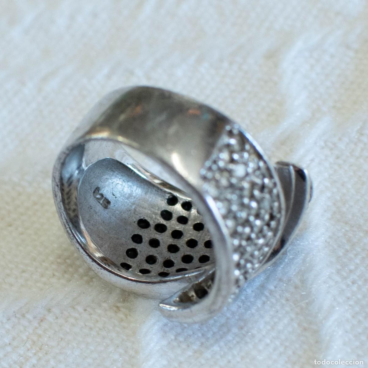 Joyeria: Anillo de plata de ley con circonitas - Foto 2