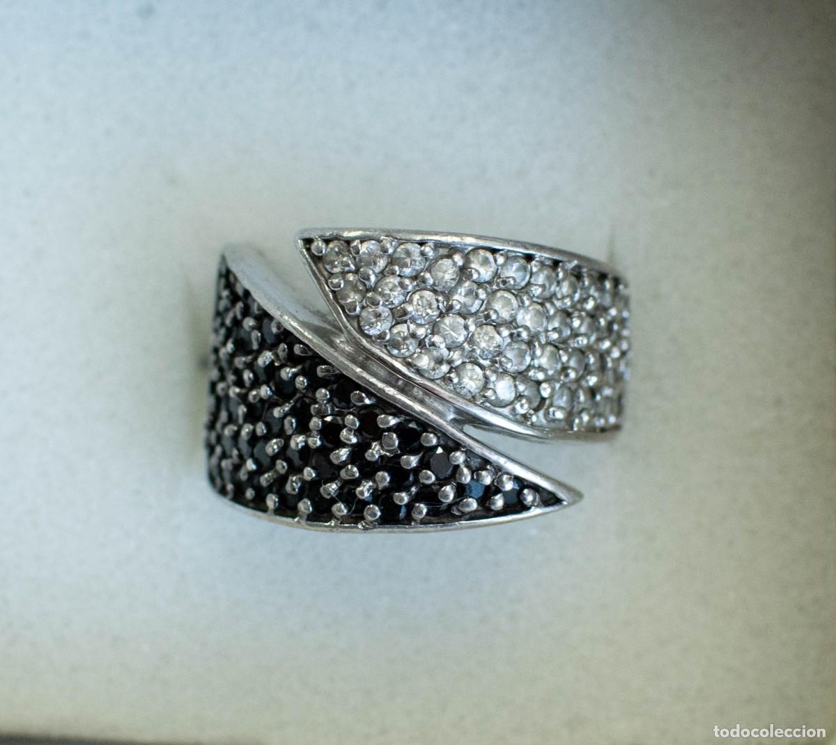 Joyeria: Anillo de plata de ley con circonitas - Foto 4