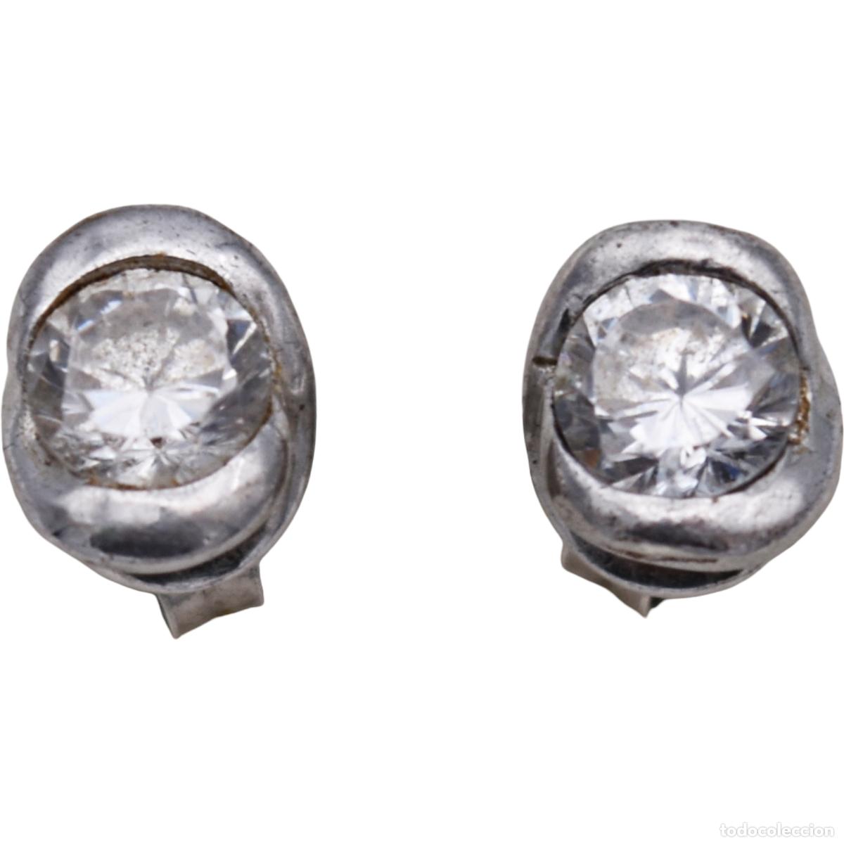 Joyeria: Pendientes de plata con pedrer&iacute;a - Foto 3