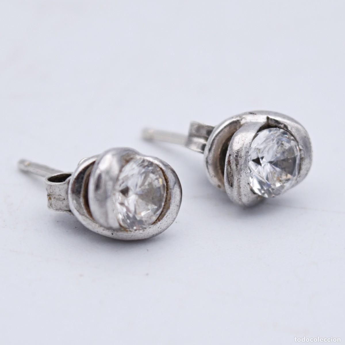 Joyeria: Pendientes de plata con pedrer&iacute;a - Foto 5