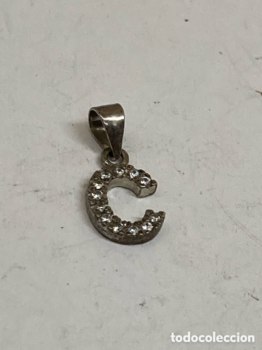 Joyeria: Colgante de plata engastado C625