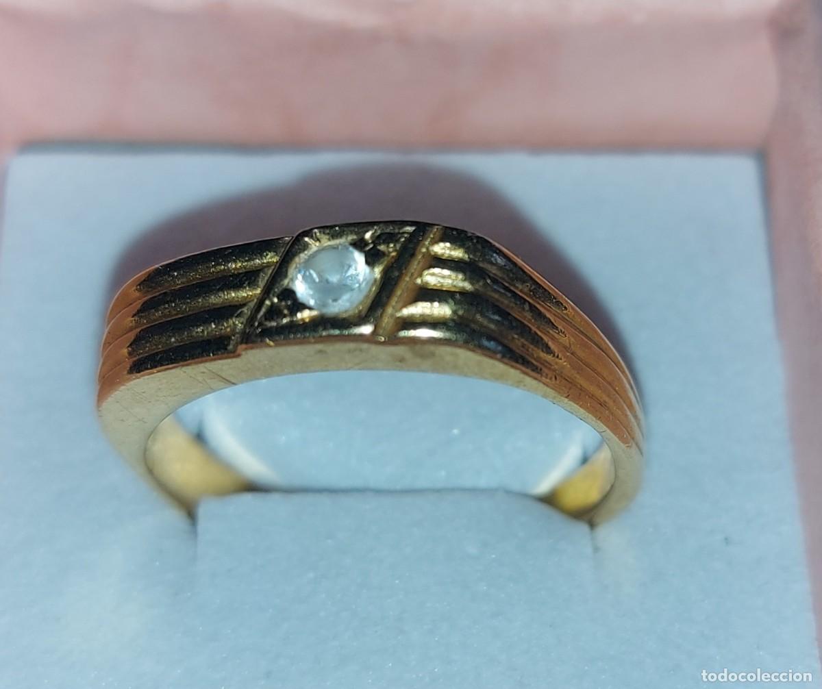 Joyeria: Antiguo anillo dise&ntilde;o de oro para mujer - Foto 2