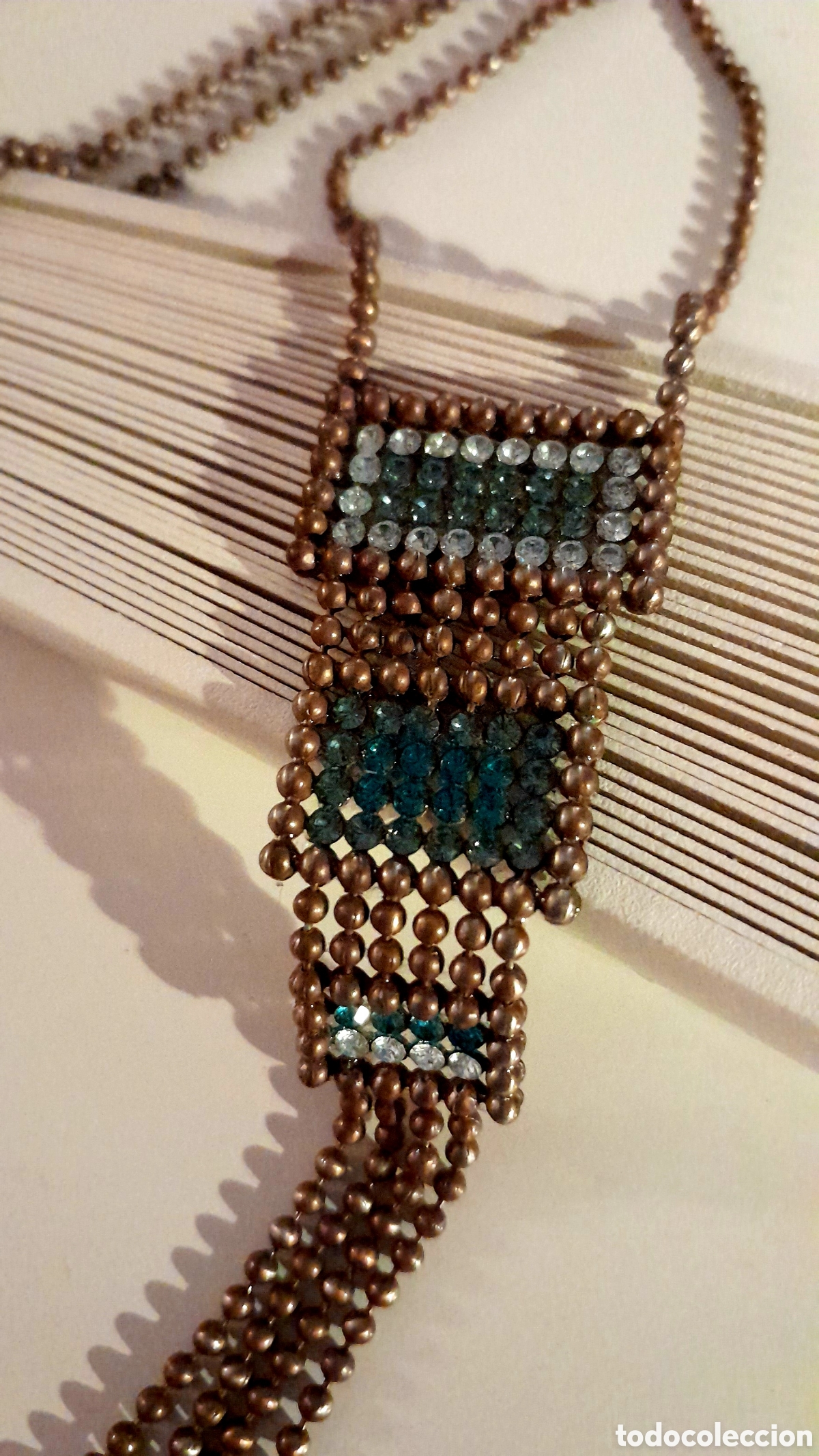 Jewelry: Gargantilla de cristal italiana