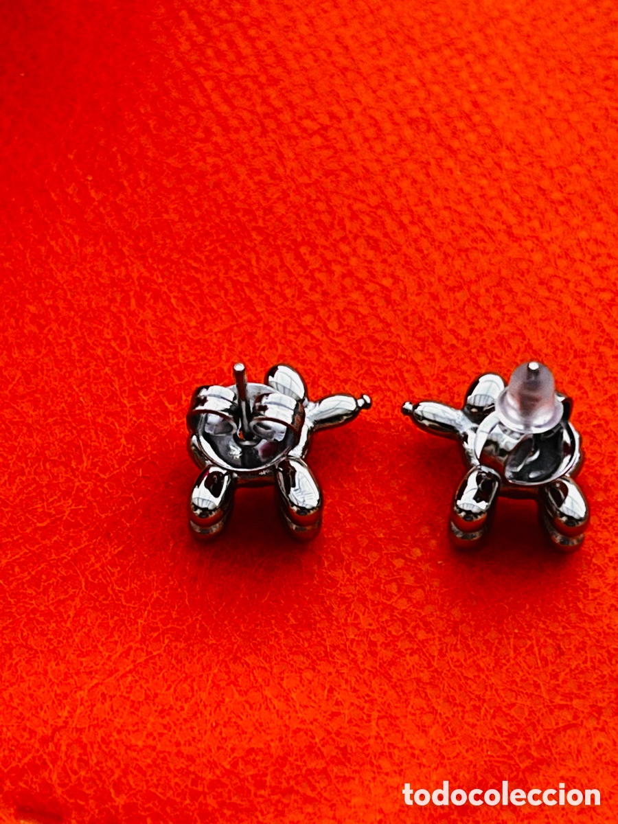 Joyeria: Pendientes de perritos plateados/con tuerca presi&oacute;n - Foto 4