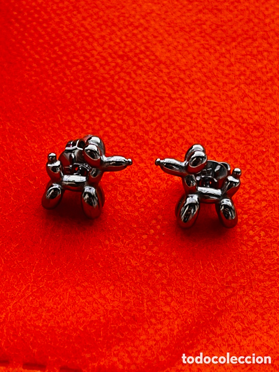 Joyeria: Pendientes de perritos plateados/con tuerca presi&oacute;n - Foto 5
