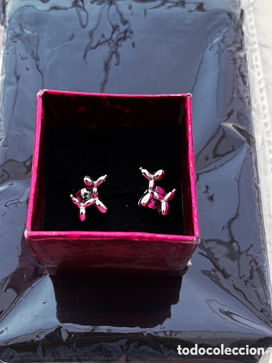 Joyeria: Pendientes de perritos plateados/con tuerca presi&oacute;n - Foto 6