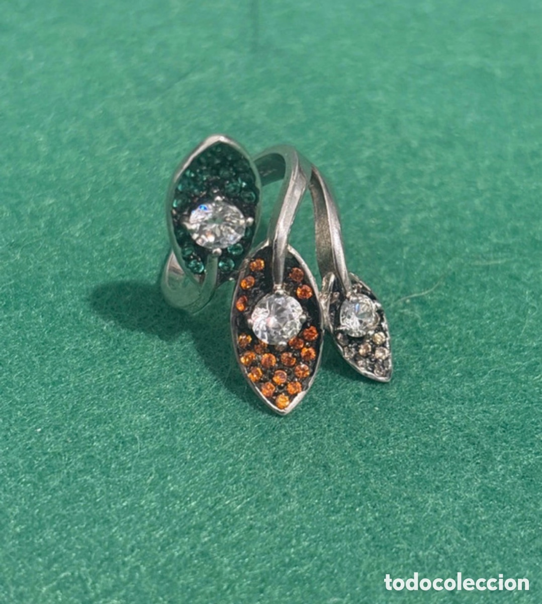 Schmuck: Anillo de plata 925 y pedrer&iacute;a