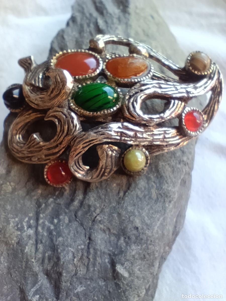 Joyeria: Broche Vintage Firmado MIRACLE A&ntilde;os 60/70 - Estilo Celta / Scottish Revival -