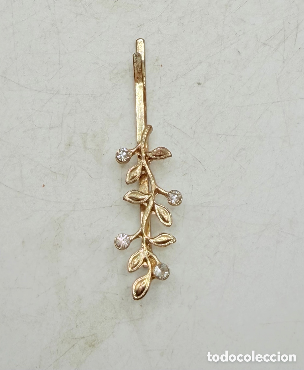 Joyeria: Alfiler de Pelo Dise&ntilde;o Dorado - Foto 2