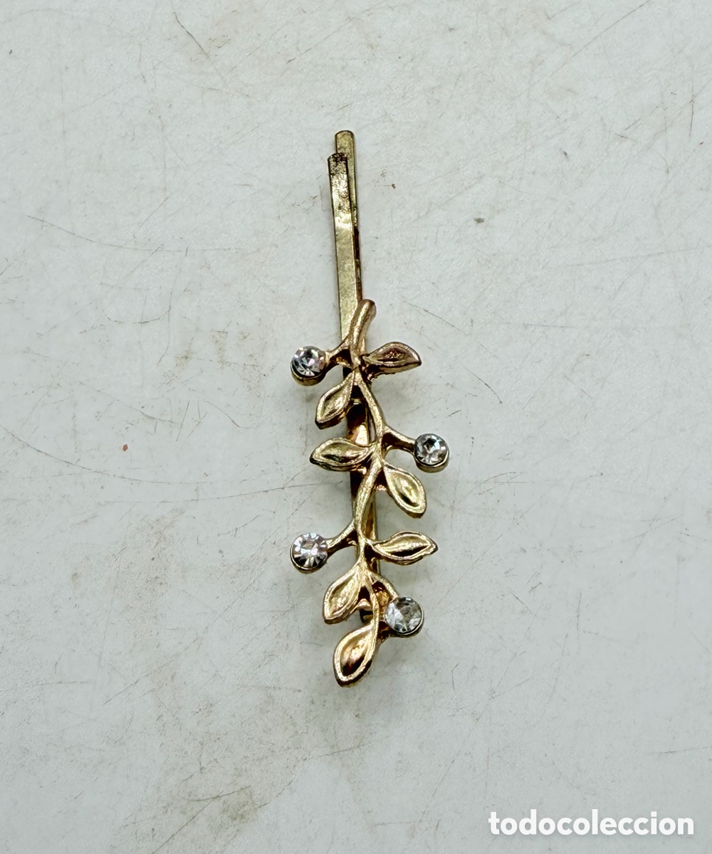 Joyeria: Alfiler de Pelo Dise&ntilde;o Dorado - Foto 3