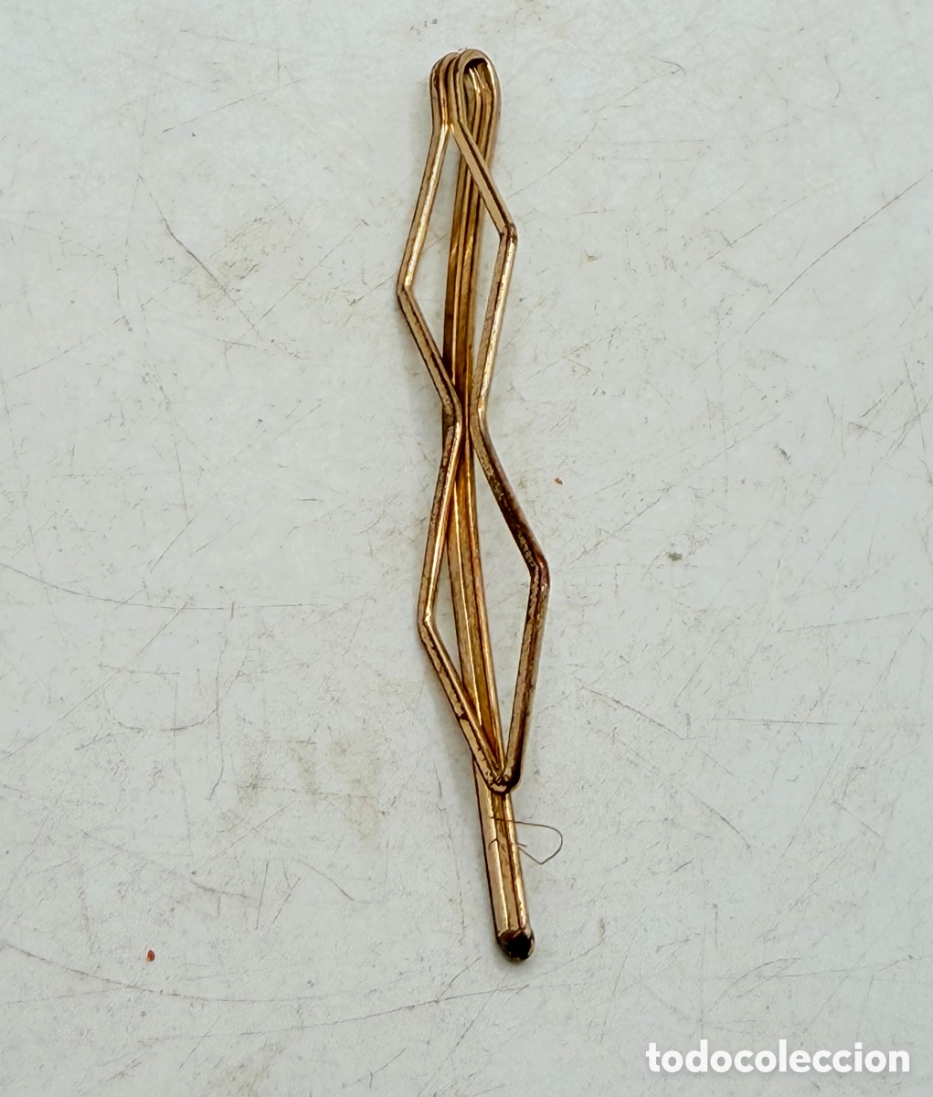 Joyeria: Alfiler de Pelo Dise&ntilde;o Dorado - Foto 3