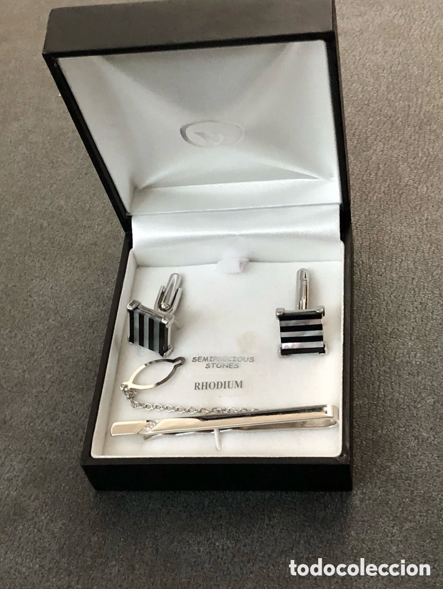 Jewelry: ✅ Elegante conjunto de gemelos y pasador de corbata