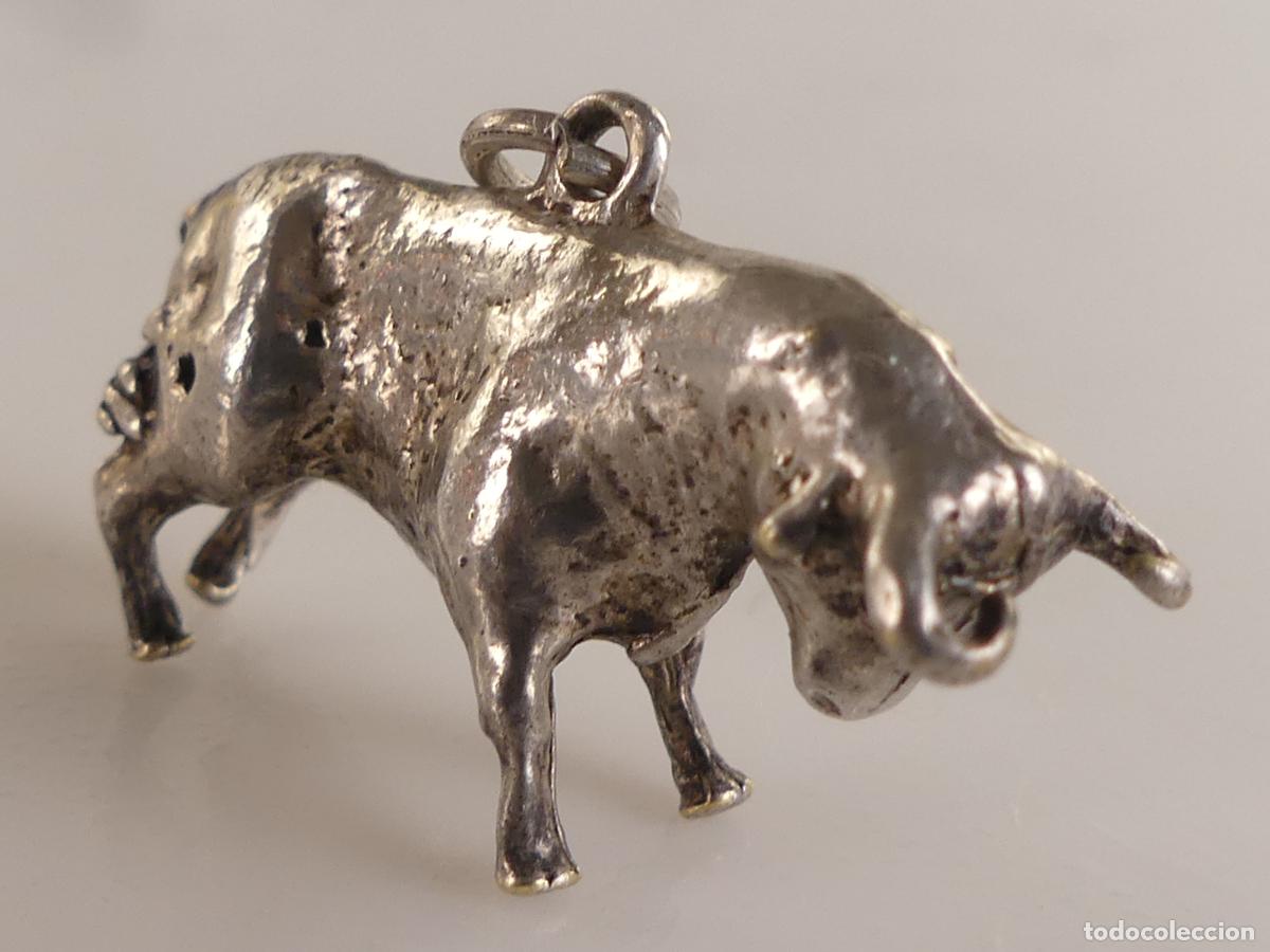 Jewelry: Colgante Toro de Plata Antigua 8,47 gr.