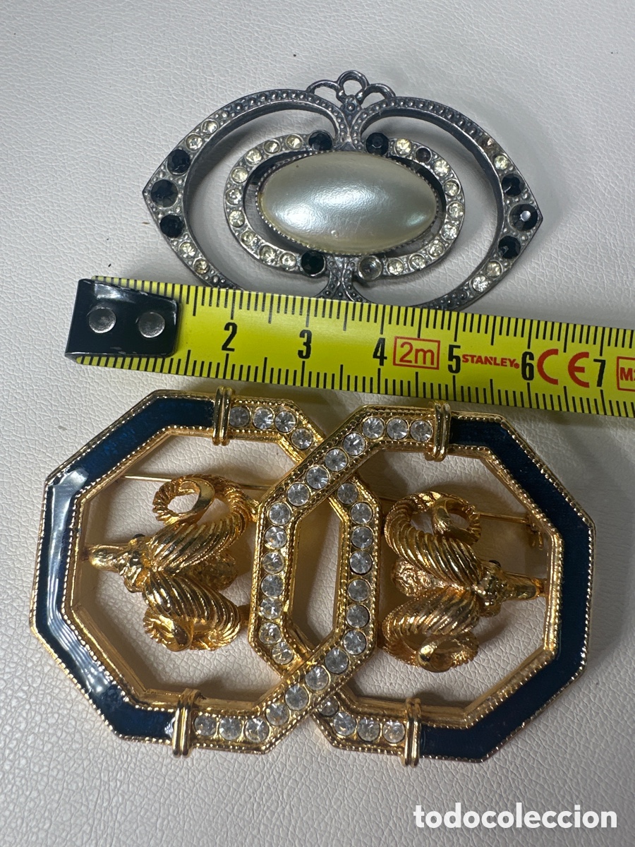 Joyeria: Pareja de hebillas para cintur&oacute;n - Foto 3