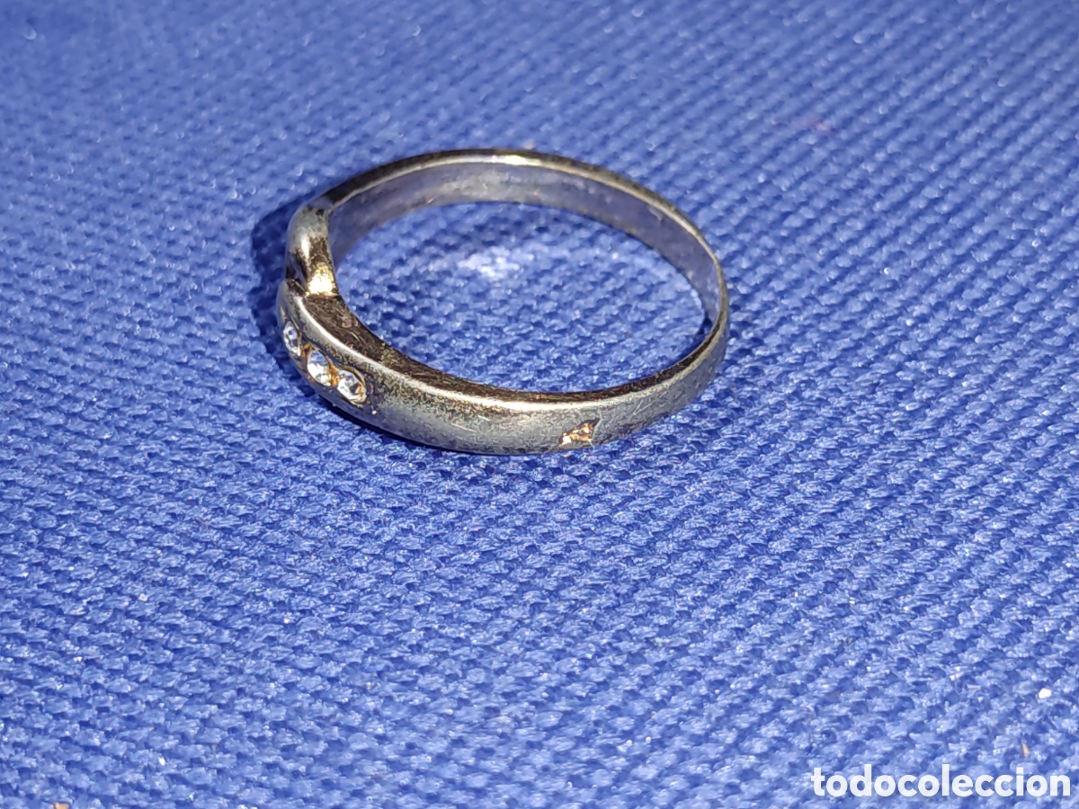 Joyeria: Anillo cintur&oacute;n con circonitas.Vintage - Foto 5