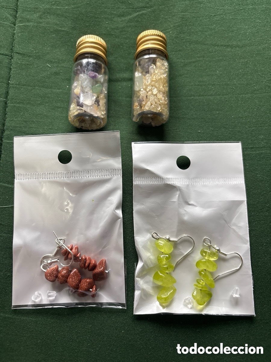Joyeria: Pendientes piedras naturales y viales para joyer&iacute;a (A17)