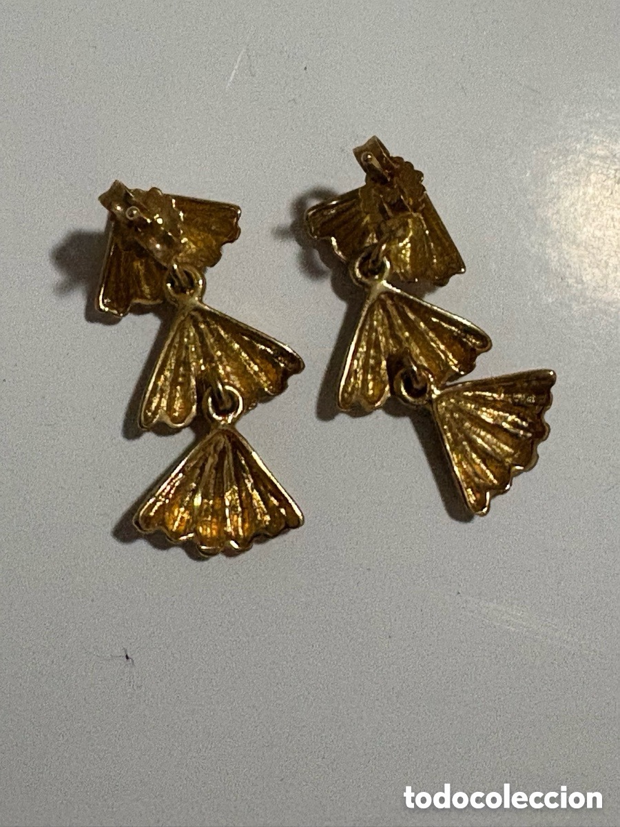 Joyeria: Pendientes en plata de ley 925 dorada (A3) - Foto 2