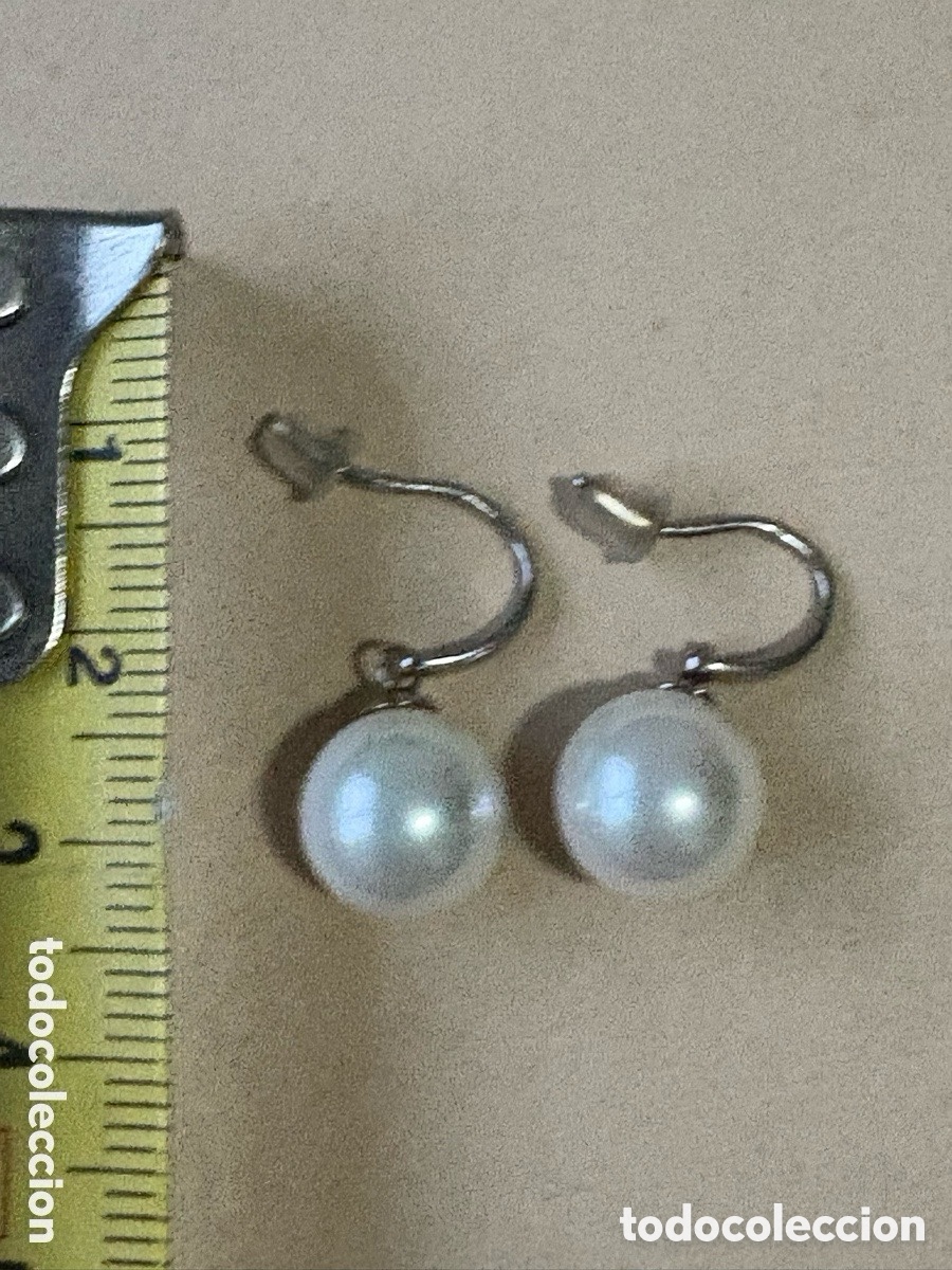Joyeria: Pendientes perlas y plata (A21) - Foto 2