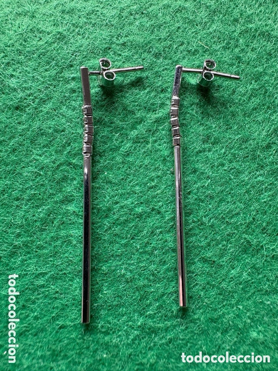 Schmuck: Pendientes largos plata de ley (A3)