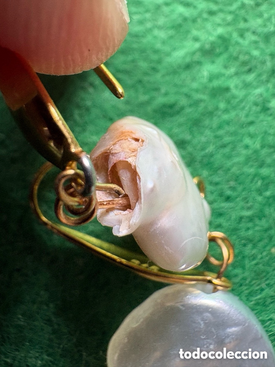 Joyeria: Pendientes con perlas naturales (A3) - Foto 3