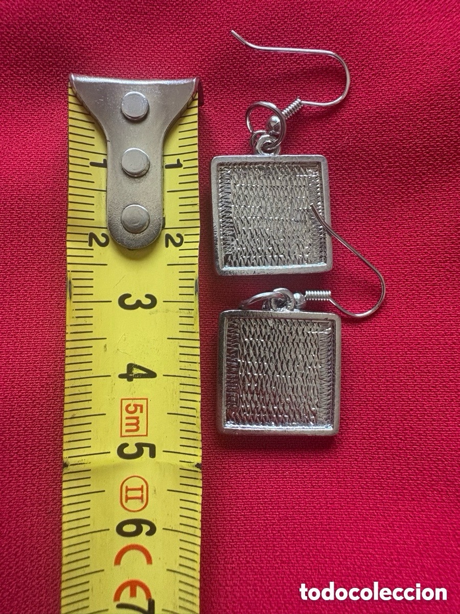 Joyeria: Pendientes con centro de n&aacute;car (A5) - Foto 2