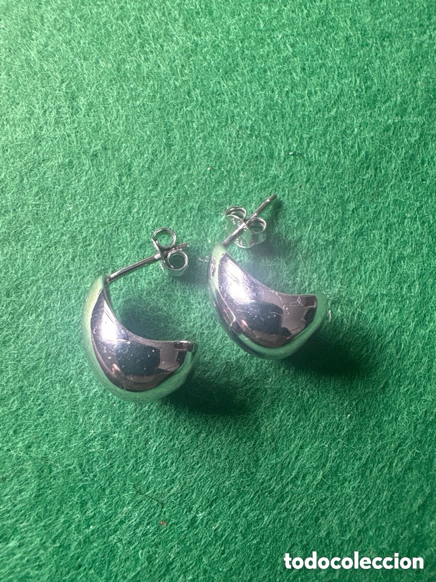 Joyeria: Pendientes gota plata de ley (A16)