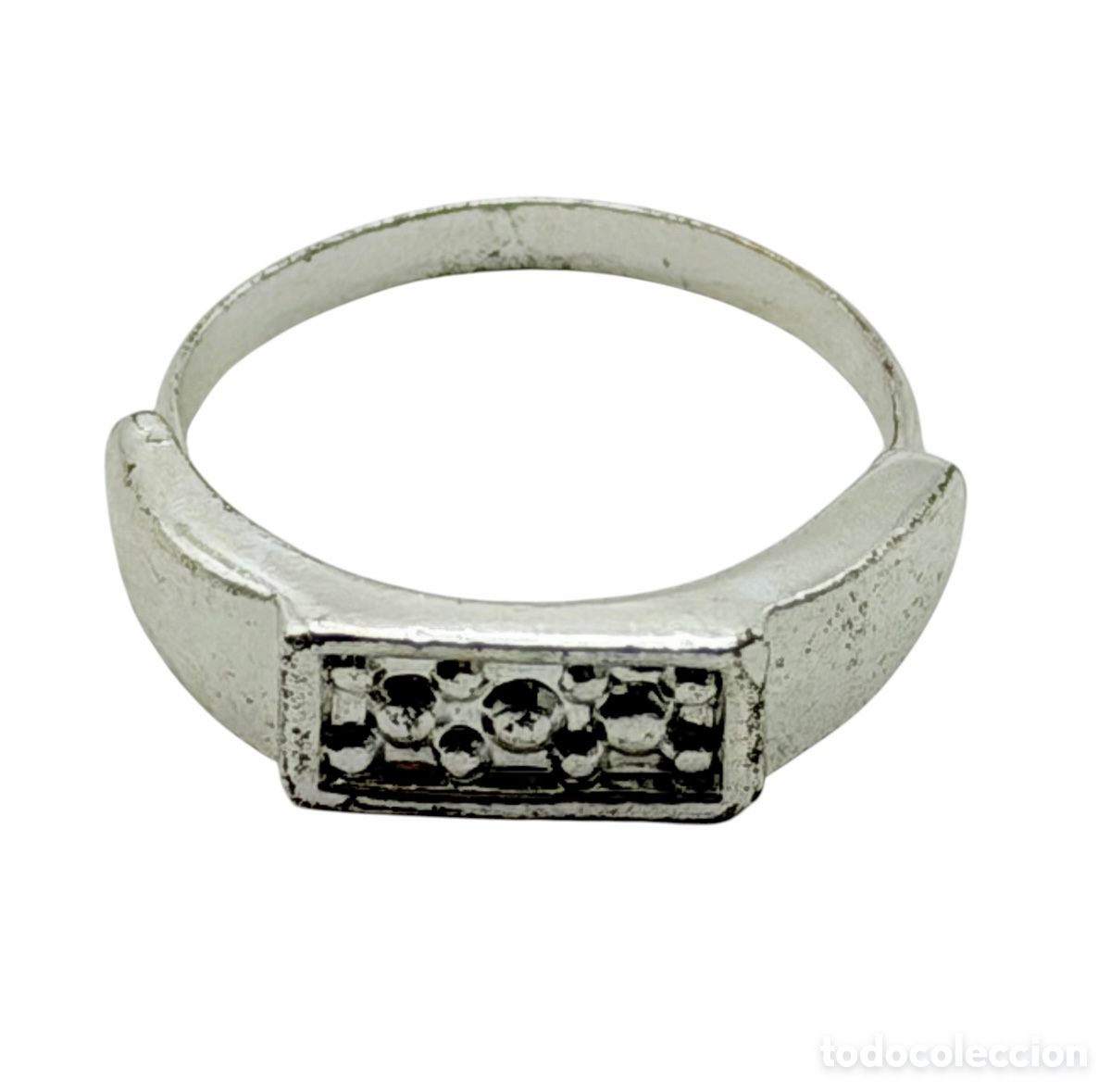 Joyeria: Anillo de Dise&ntilde;o plateado