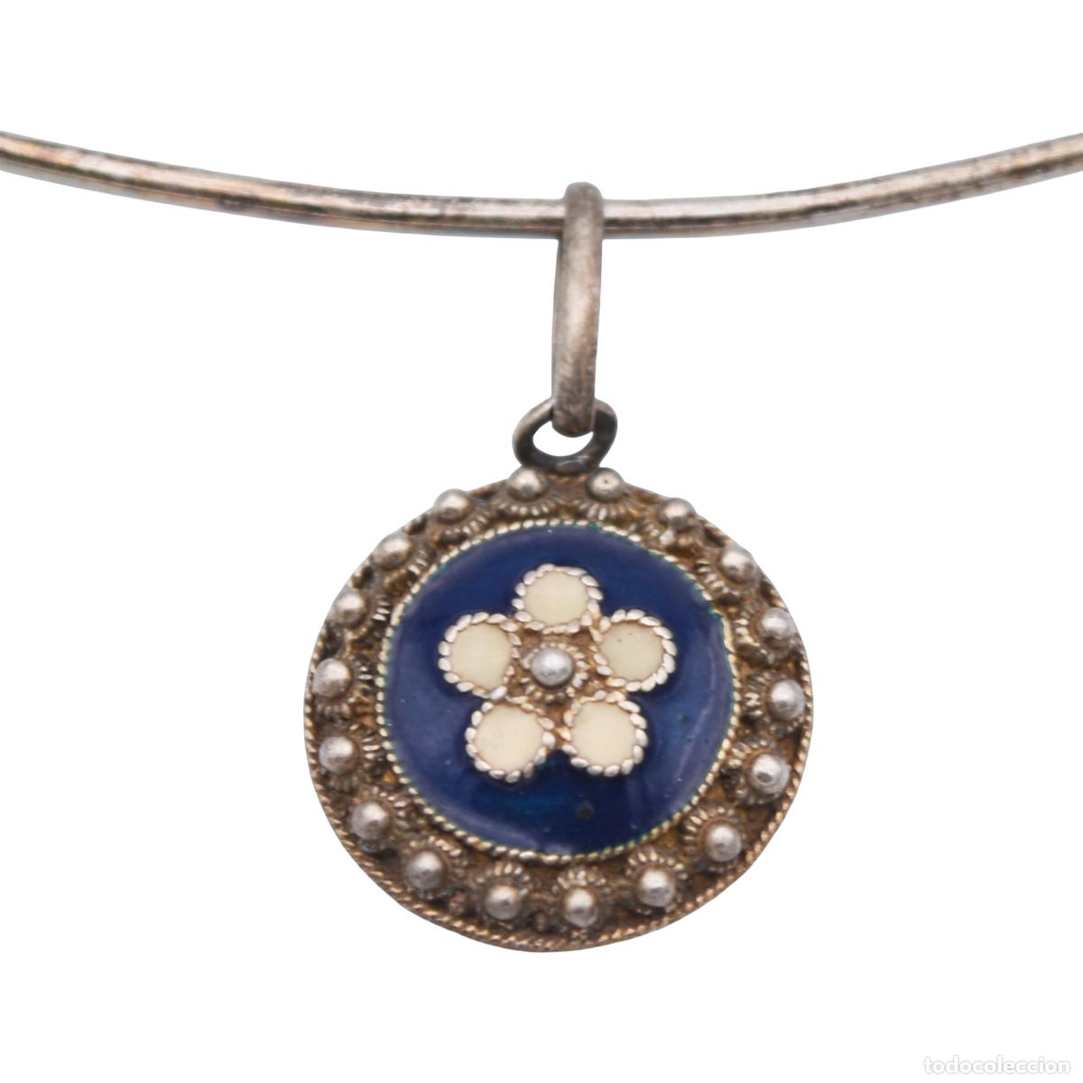 Joyeria: Collar con colgante de plata - Foto 1