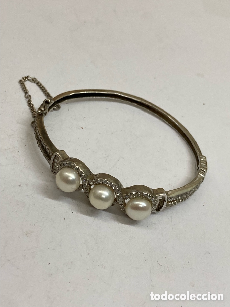 Joyeria: Pulsera de plata y perlas pul406