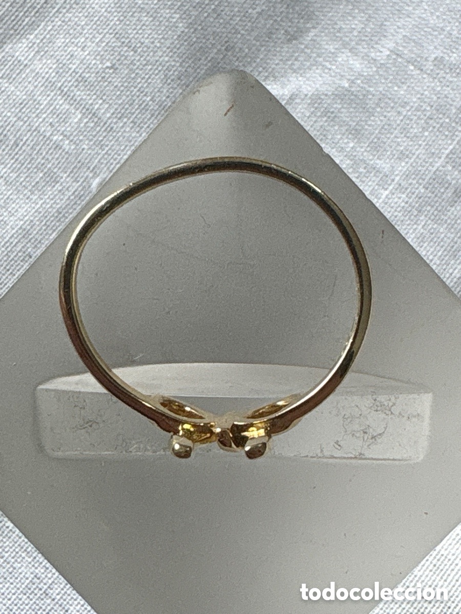 Joyeria: Anillo lazo en plata dorada 925 (A5) - Foto 2