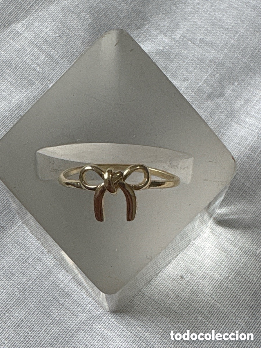 Joyeria: Anillo lazo en plata dorada 925 (A5) - Foto 1