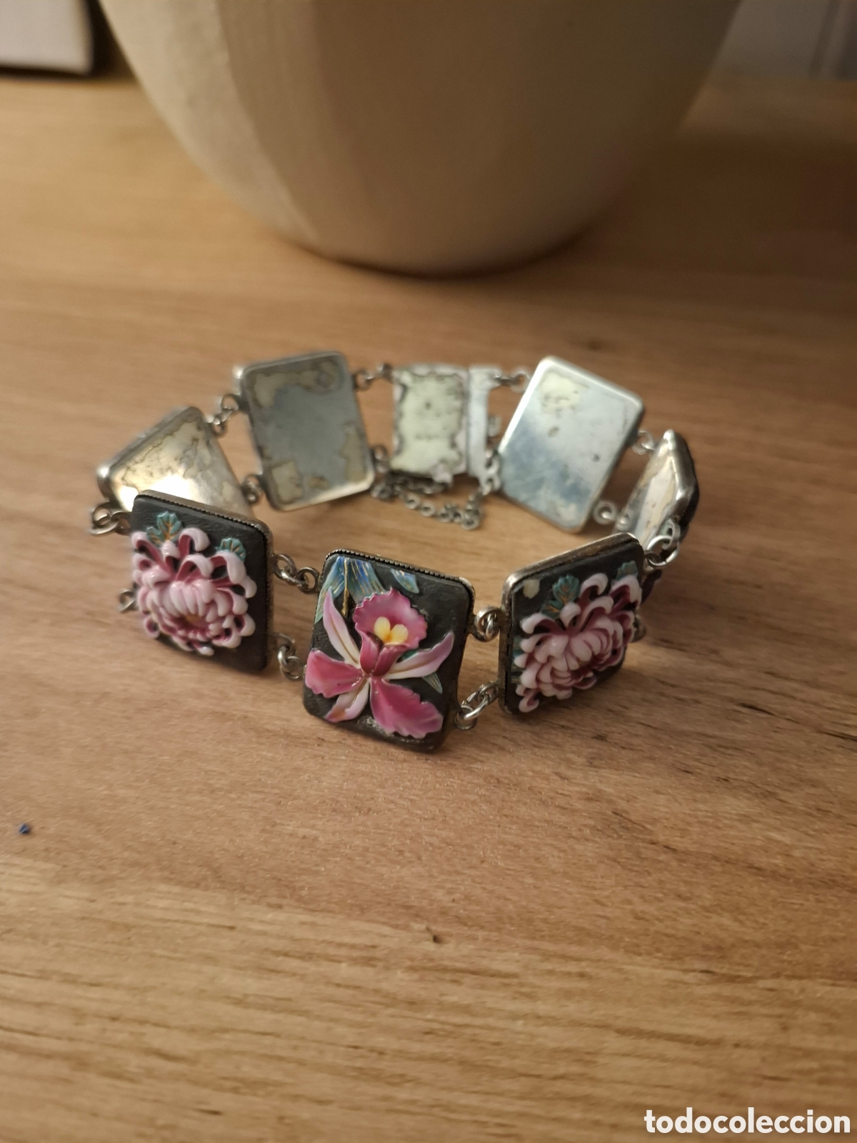 Joyeria: pulsera con motivos florales - Foto 1