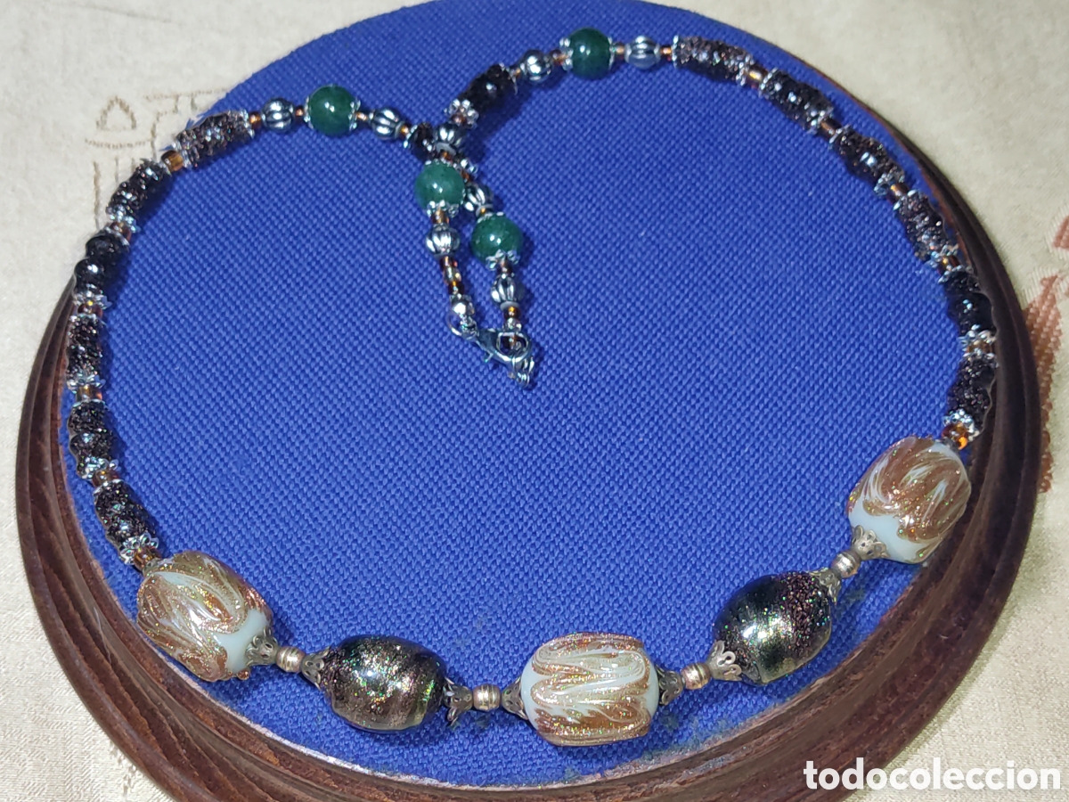 Joyeria: Collar de cristal de Murano.Vintage. - Foto 2
