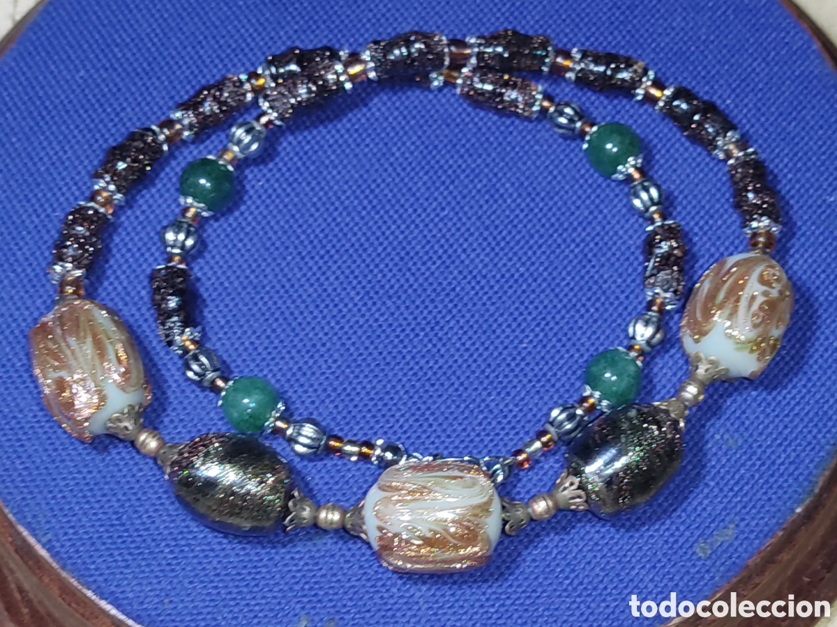 Joyeria: Collar de cristal de Murano.Vintage. - Foto 3