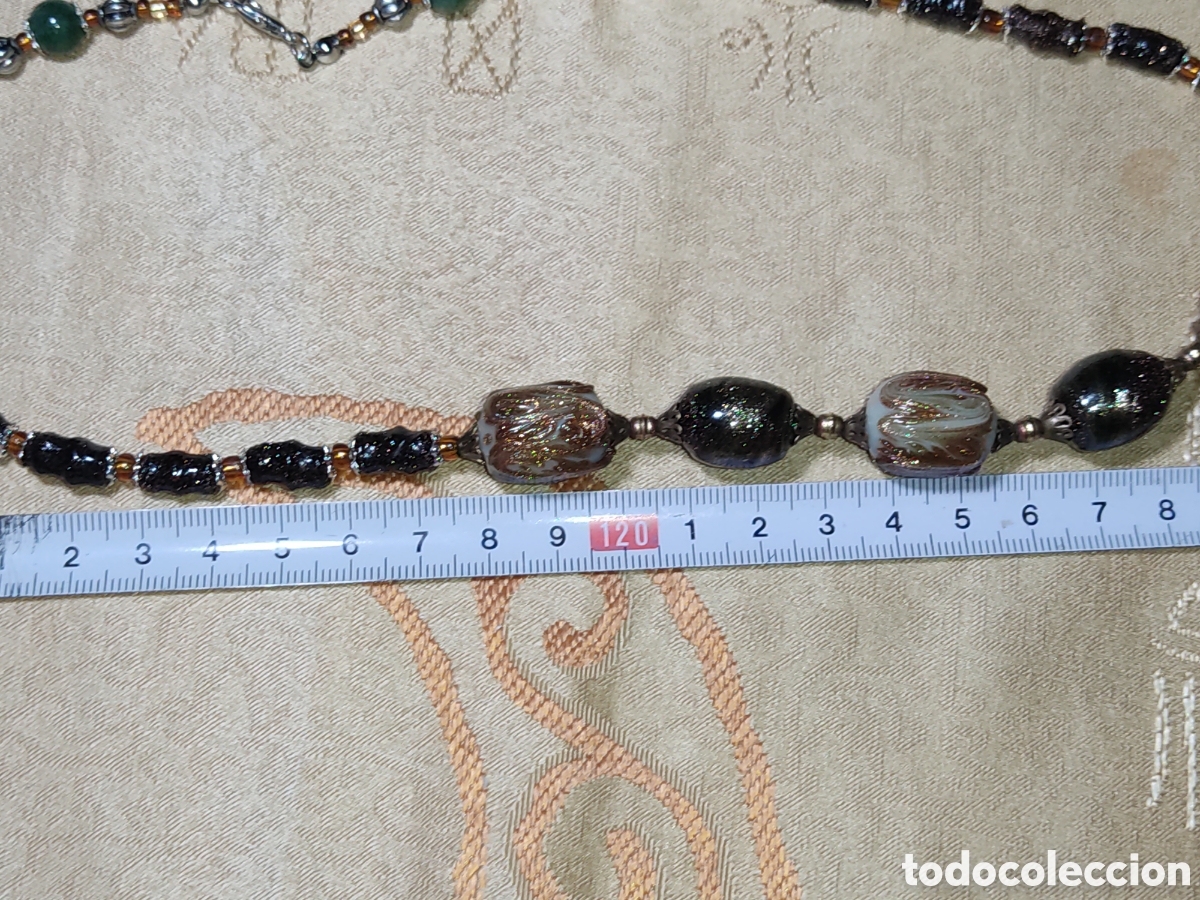Joyeria: Collar de cristal de Murano.Vintage. - Foto 4
