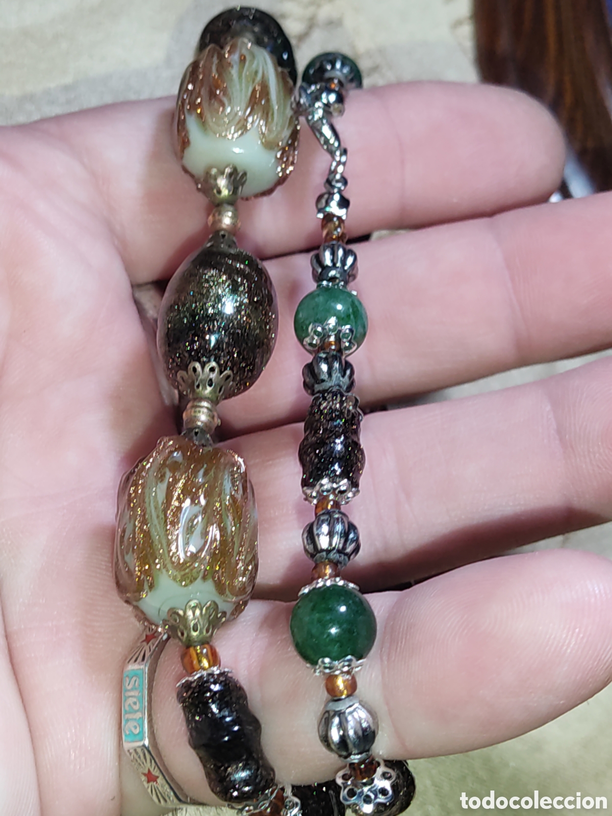 Joyeria: Collar de cristal de Murano.Vintage. - Foto 5