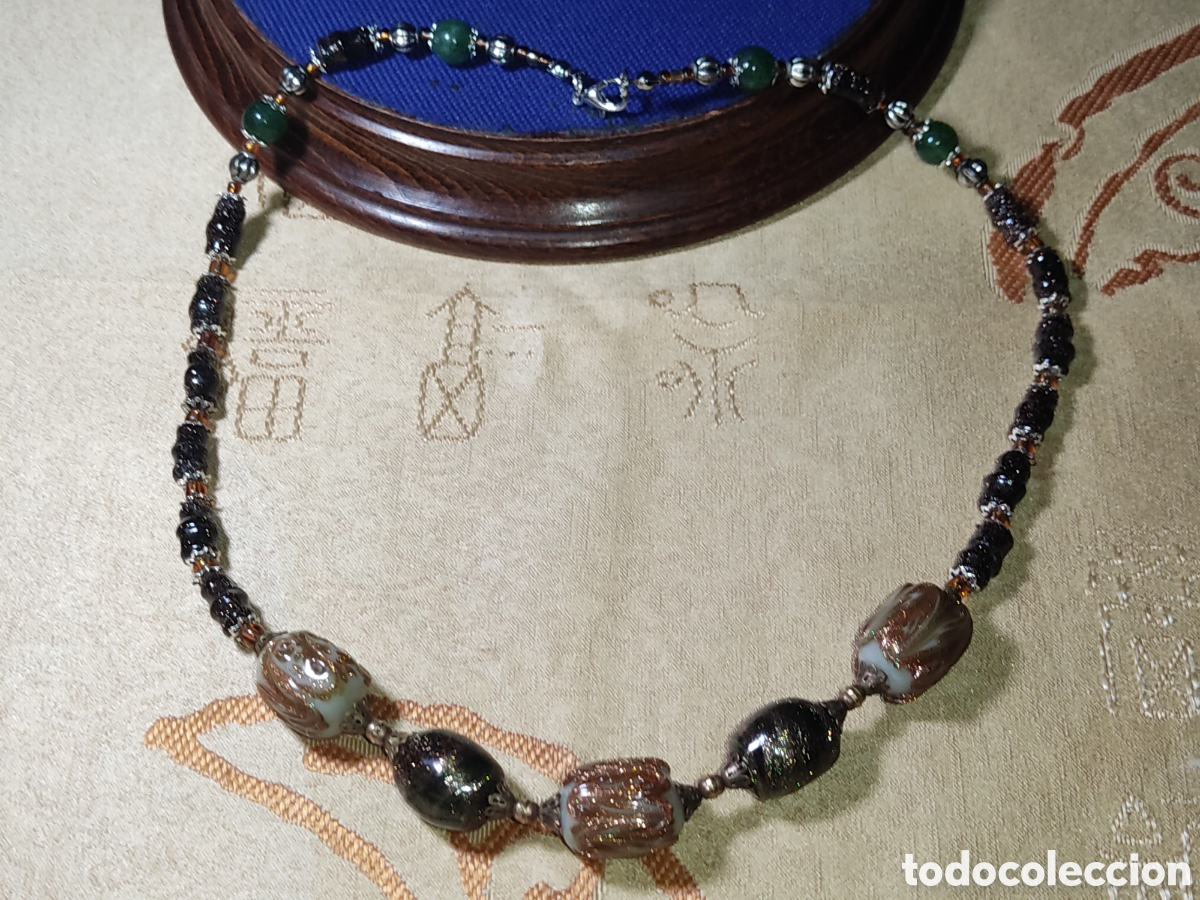 Joyeria: Collar de cristal de Murano.Vintage. - Foto 6