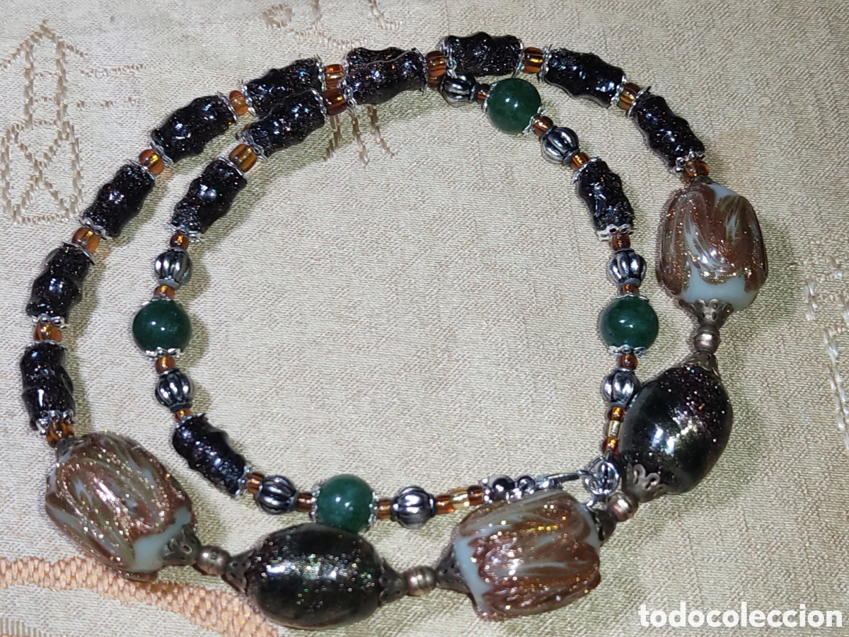 Joyeria: Collar de cristal de Murano.Vintage. - Foto 8