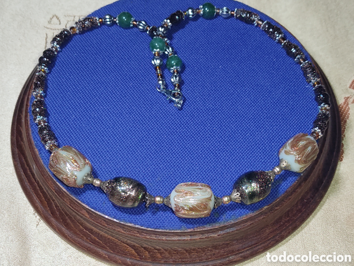 Joyeria: Collar de cristal de Murano.Vintage. - Foto 1