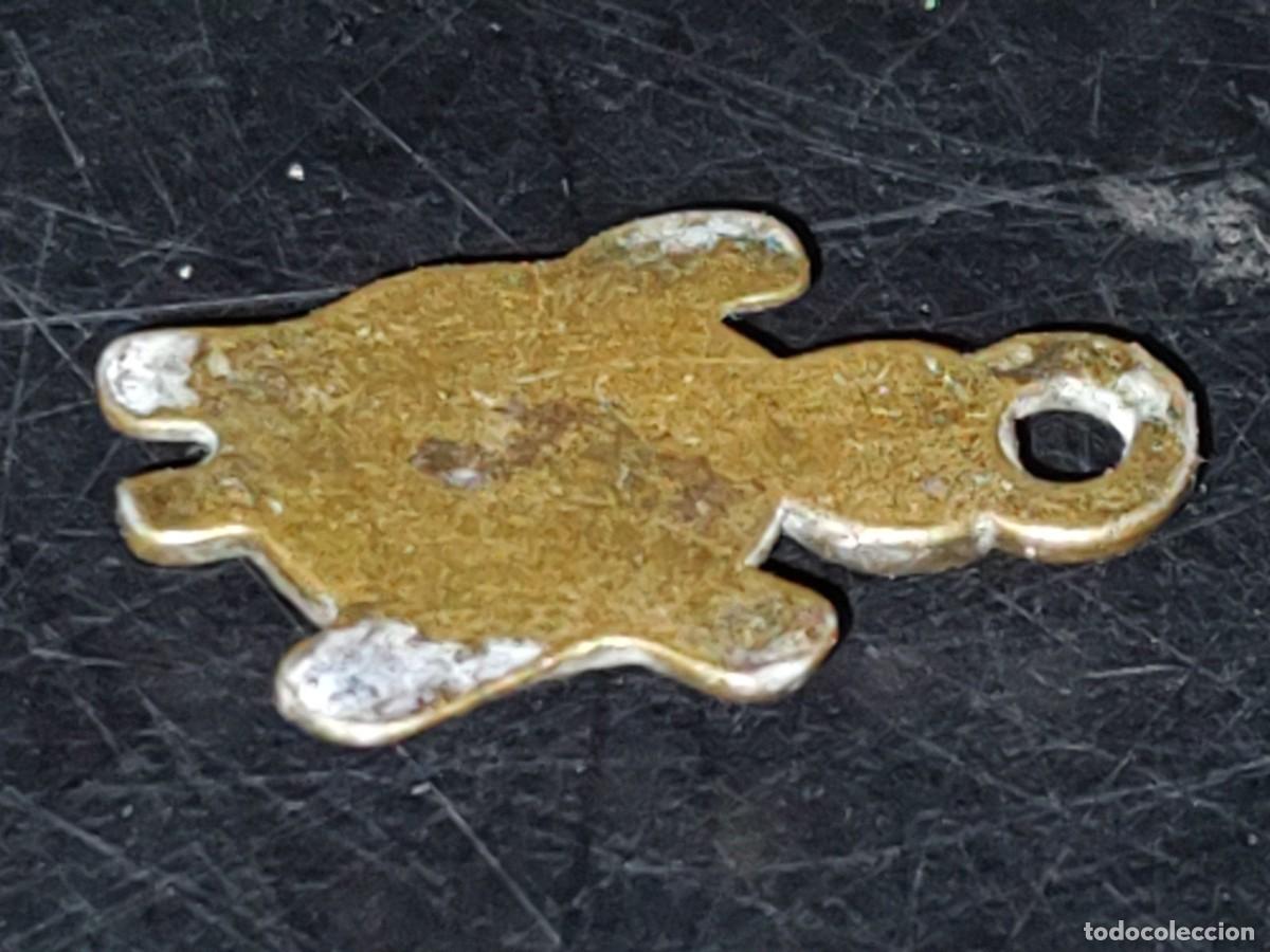 Joyeria: A5- Antiguo Mini Dije De Bronce En Forma De Tortuga - 70s - Foto 9