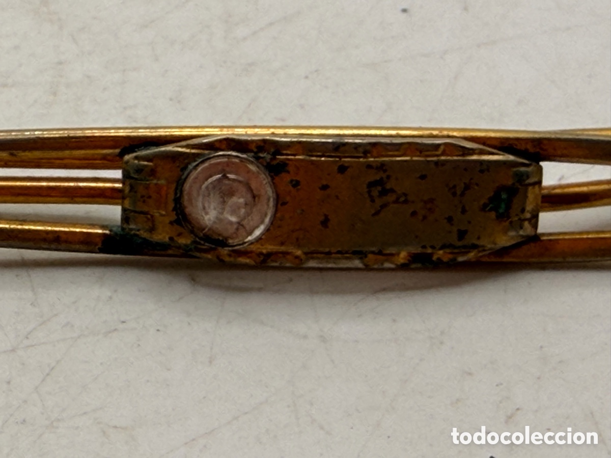 Joyeria: Antiguo Corbatero Dorado Religioso - Foto 3