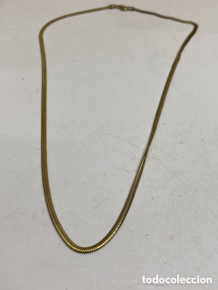 Joyeria: Collar de plata dorada C627