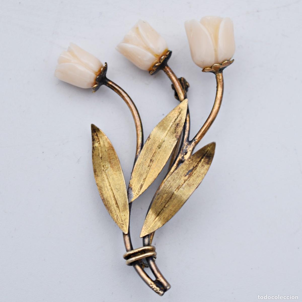 Joyeria: Broche de plata dorada 925 - Foto 6